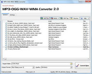 MP3-OGG-WAV-WMA Converter screenshot